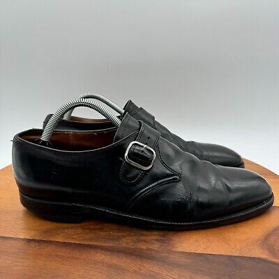 Alden 1577 Black Calfskin Monk Strap
