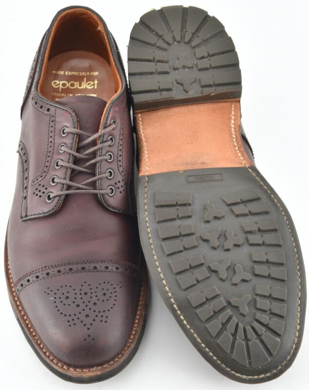 靴 Alden 958 Dark Brown Medallion Tip Shoes Alden Medallion Tip Bal – BROGUE