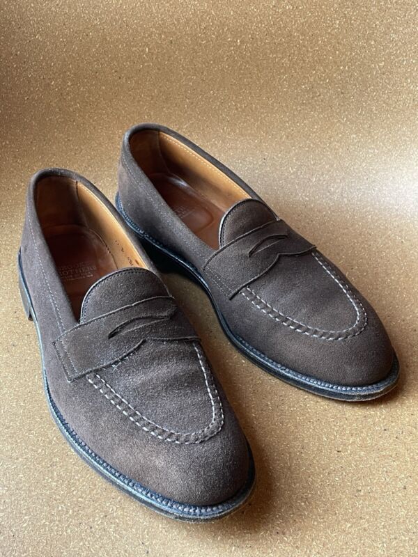 Alden 00067 Dark Brown Suede LHS / Penny Loafer | Alden Model Project