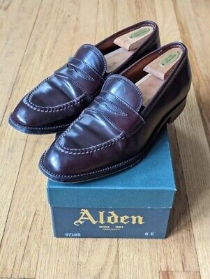 Alden 67169 Color 8 Shell Cordovan LHS / Penny Loafer