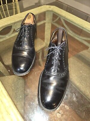 Alden 991 Black Calfskin Saddle Shoe