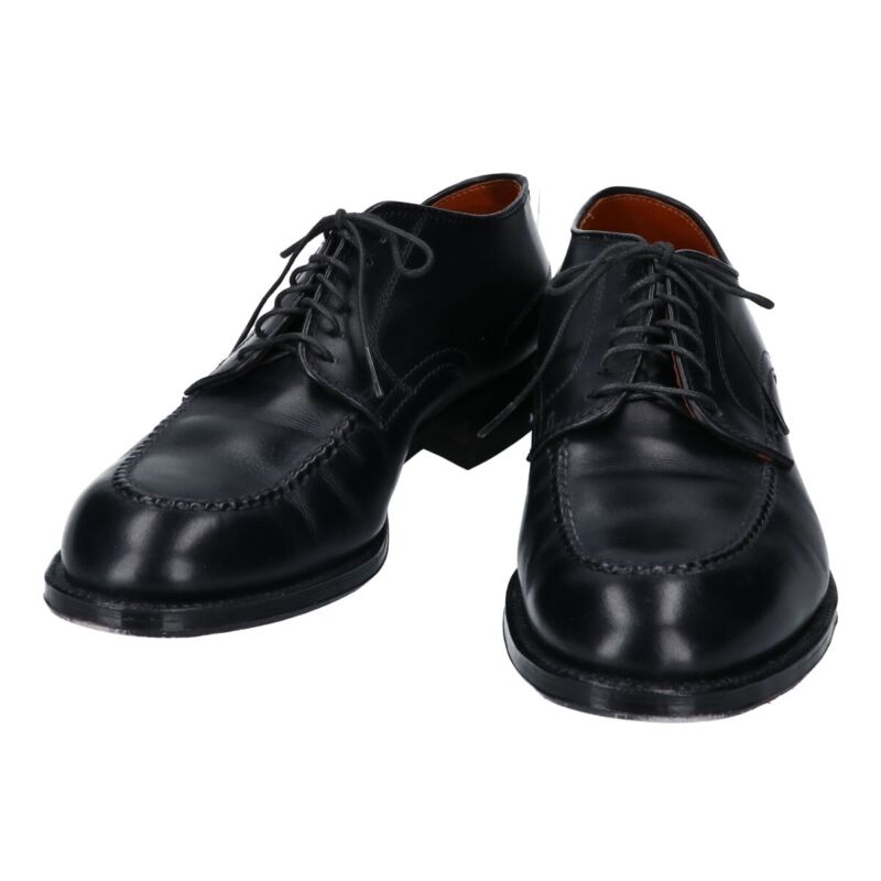 Alden 黒 Uチップ　54007 Alden 54007 Black Calfskin Norwegian Front Blucher | Alden Model