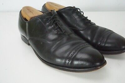 Alden 09016 Black Shell Cordovan Perforated Straight Tip Bal