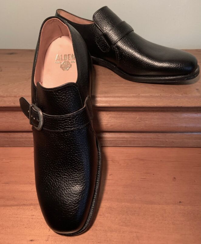 Alden 455 Black Scotch Grain Monk Strap | Alden Model Project
