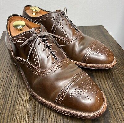 Alden 9084 Cigar Shell Cordovan Medallion Tip Bal