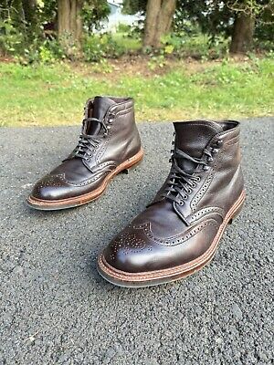 Alden D4801HC Dark Brown Regina Grain Wing Tip Boot