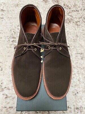 Alden M0701 Dark Brown Suede Chukka
