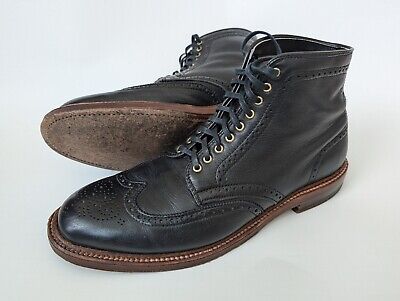 Alden 44617 Black Lady Calf Wing Tip Boot