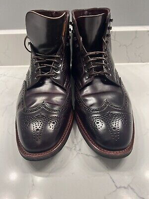 Alden 44501HC Color 8 Shell Cordovan Wing Tip Boot