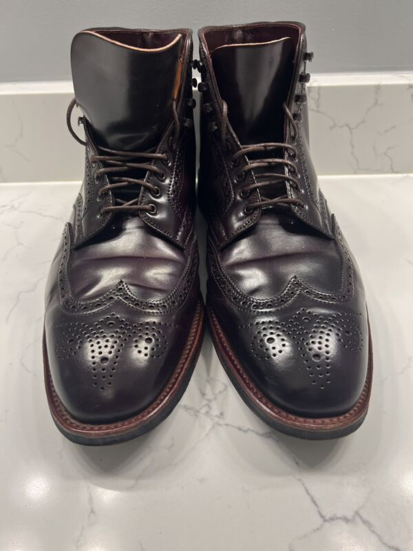 Alden 44501HC Color 8 Shell Cordovan Wing Tip Boot | Alden Model