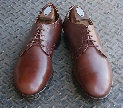 Alden 594 Walnut Calfskin Plain Toe Dover