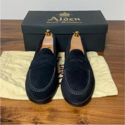 Alden N6208 Black Suede LHS / Penny Loafer