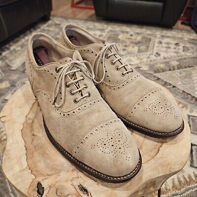 Alden 51645F Tan Suede Medallion Tip Bal