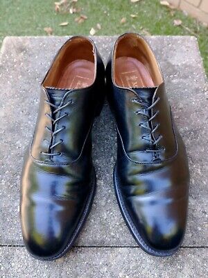 Alden 935 Black Calfskin Plain Toe Bal