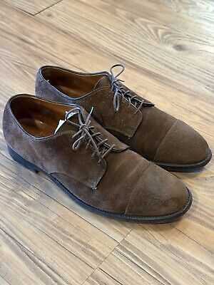 Alden 9573F Brown Suede Straight Tip Blucher
