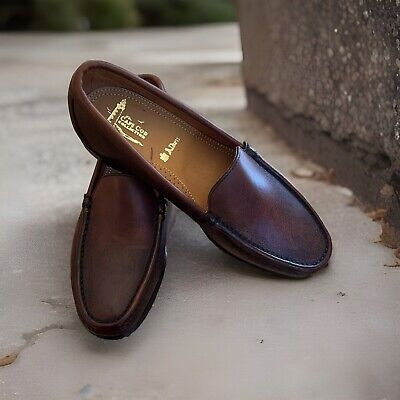 Alden H455 Brown Calfskin Venetian Loafer