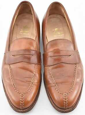 Alden 10480 Whiskey Shell Cordovan Norwegian Split Toe Loafer