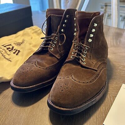 Alden D5834HC Snuff Suede Wing Tip Boot