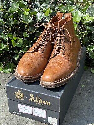 Alden D4816H Country Tan Country Calf Plain Toe Boot
