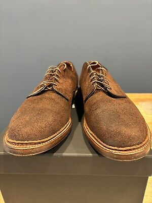 Alden G0401 Tobacco Reverse Chamois Plain Toe Dover