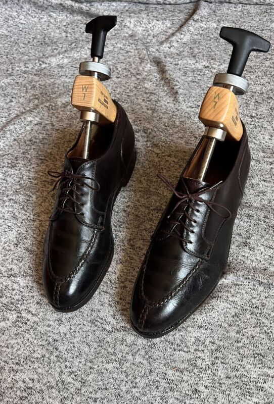 Alden 964 Burgundy Calfskin Norwegian Front Blucher | Alden Model