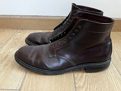 Alden 45148HC Color 8 Shell Cordovan Plain Toe Boot