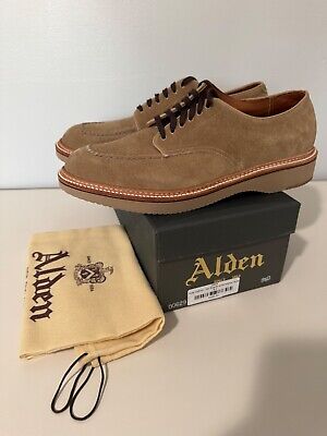 Alden D0629 Tan Suede Mocc Toe Blucher