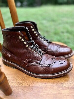 Alden D4805H Brown Alpine Grain Wing Tip Boot