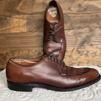 Alden 635 Brown Pebble Grain Split Toe Blucher