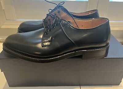 Alden 50036 Black Shell Cordovan Plain Toe Blucher