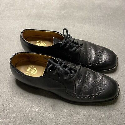 Alden 460 Black Calfskin Perforated Wing Blucher