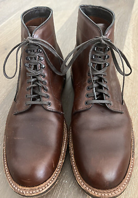 Alden 86062H Brown Chromexcel Plain Toe Boot