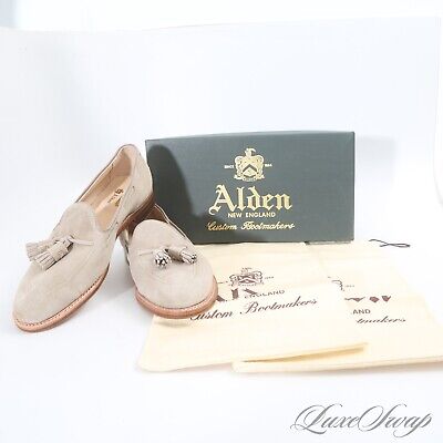 Alden D1121 Milkshake Suede Tassel Loafer