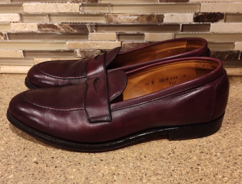 Alden 762 Color 8 Shell Cordovan Full Strap Loafer | Alden