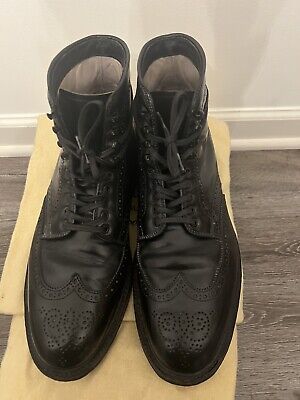 Alden 4465HC Black Shell Cordovan Wing Tip Boot