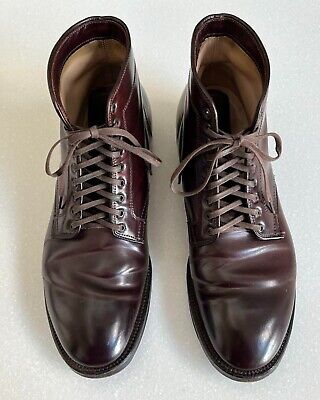 Alden 45628 Color 8 Shell Cordovan Plain Toe Boot