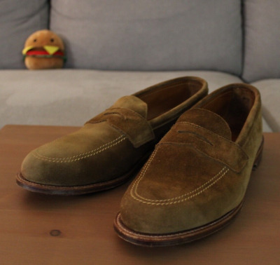 Alden 5735F Snuff Suede LHS / Penny Loafer