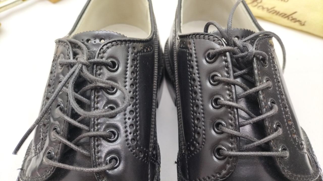Alden Black cordvan Model31851 size7.5？ Alden 31851 Black Shell Cordovan Atom Blucher | Alden Model