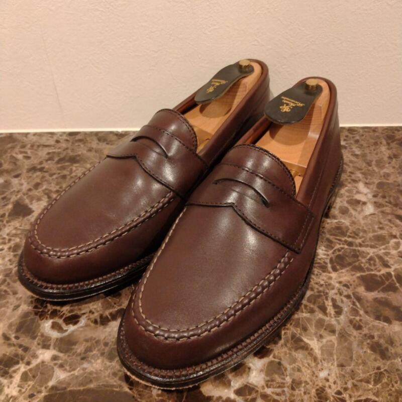 ALDEN 725 VANLAST オールデン ペニー ローファーアメリカ製 Alden 725 Dark Brown Calfskin LHS / Penny Loafer | Alden