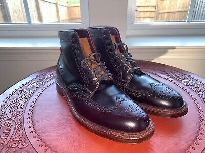 Alden D8804H Color 8 Shell Cordovan Wing Tip Boot