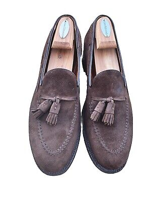 Alden 3697F Mocha Kid Suede Tassel Loafer
