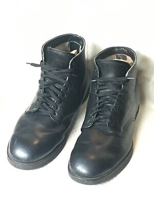 Alden 307 Black Calfskin Plain Toe Boot