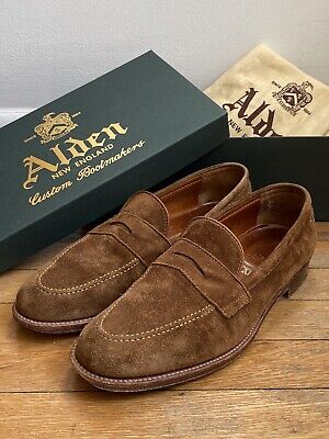 Alden D0214 Snuff Suede LHS / Penny Loafer