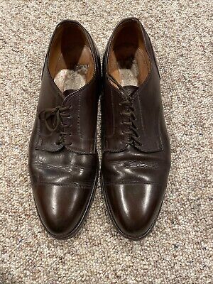 Alden 973R Burgundy Calfskin Straight Tip Blucher