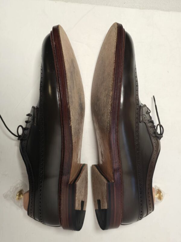 靴 Alden / long wing tip cigar cordovan Alden 975 | Order Alden 975 Longwing Blucher Color 8 Shell