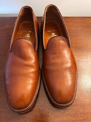 Alden D9104 Burnished Tan Calfskin Slip-On Loafer