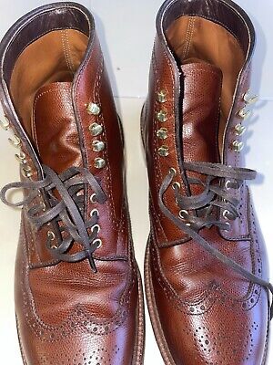 Alden D4805H Brown Alpine Grain Wing Tip Boot