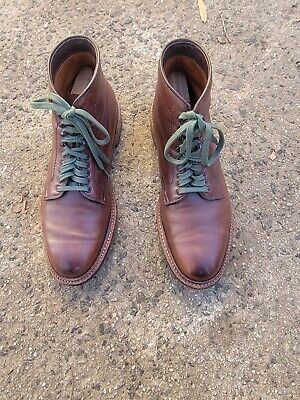 Alden 4512HC Brown Rusticalf Plain Toe Boot