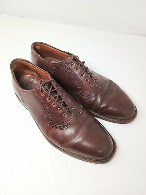 Alden 997 Color 8 Shell Cordovan and Brown Scotch Grain Saddle Shoe