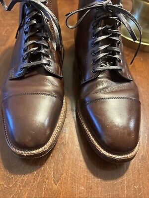 Alden 3912 Dark Brown Calfskin Cap Toe Boot